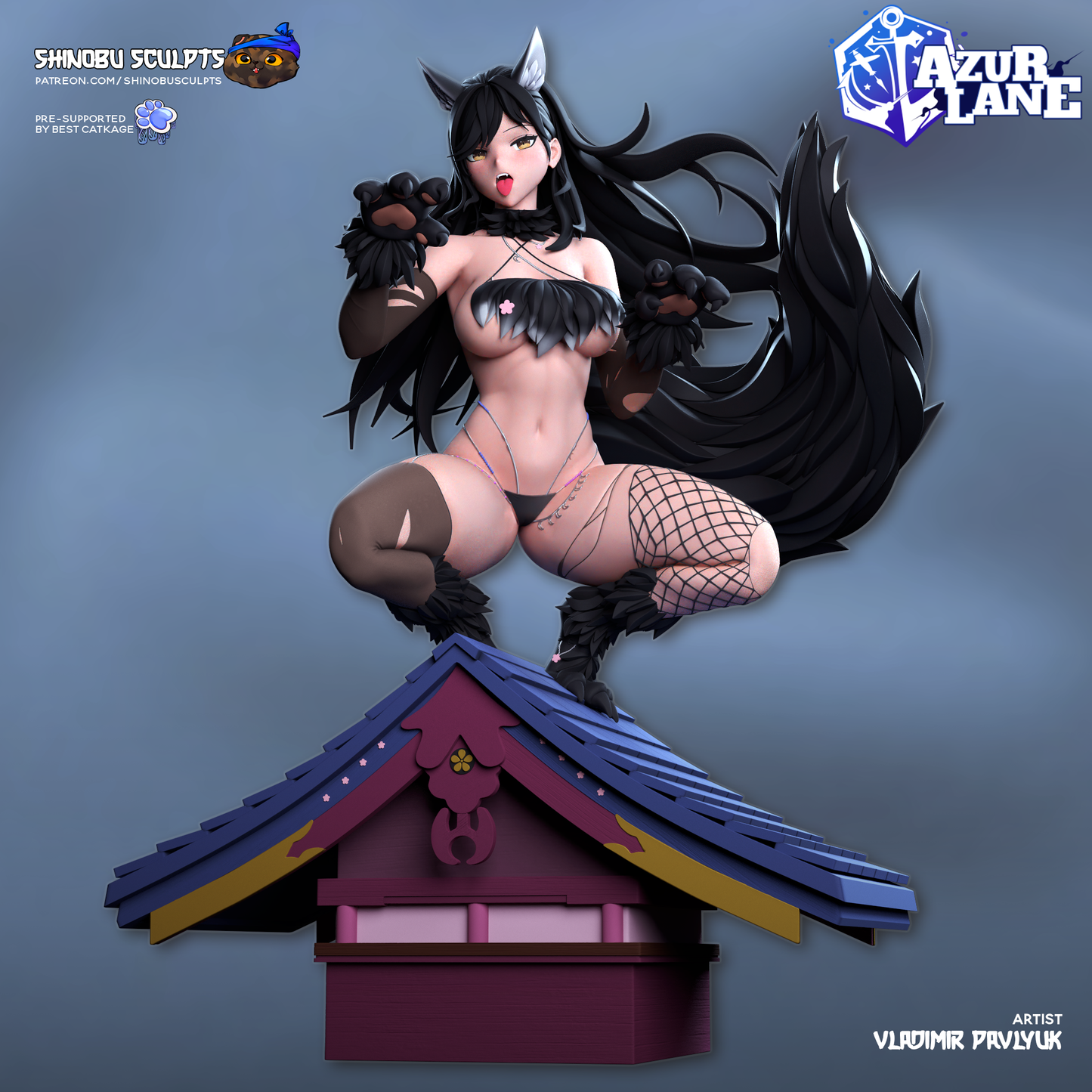 Atago Full Moon's Feral Wolf - Azur Lane