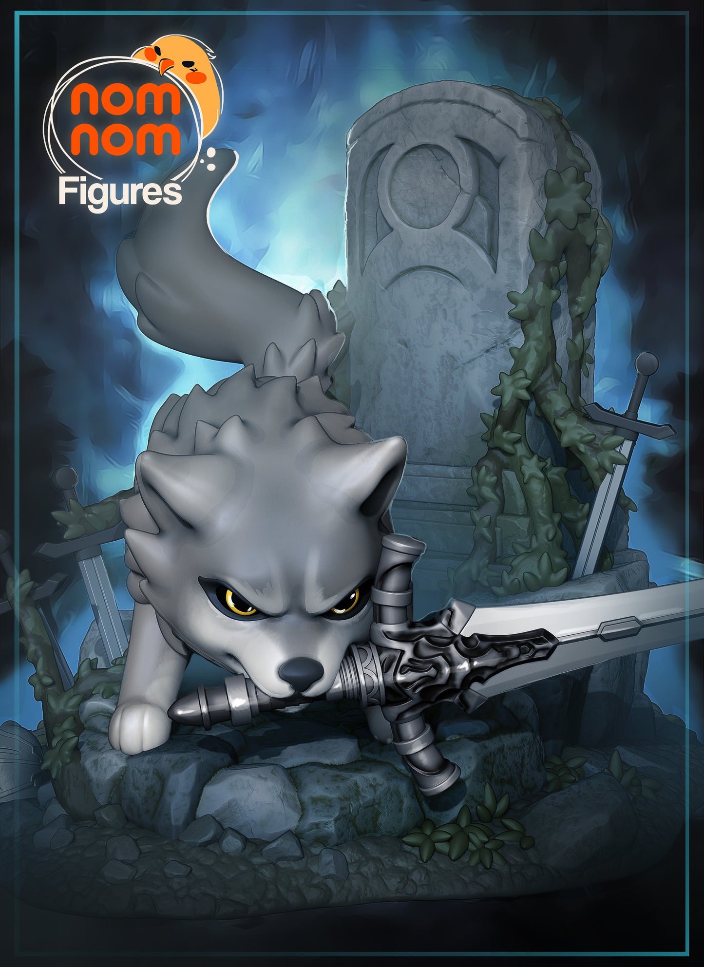 Chibi Great Grey Wolf Sif