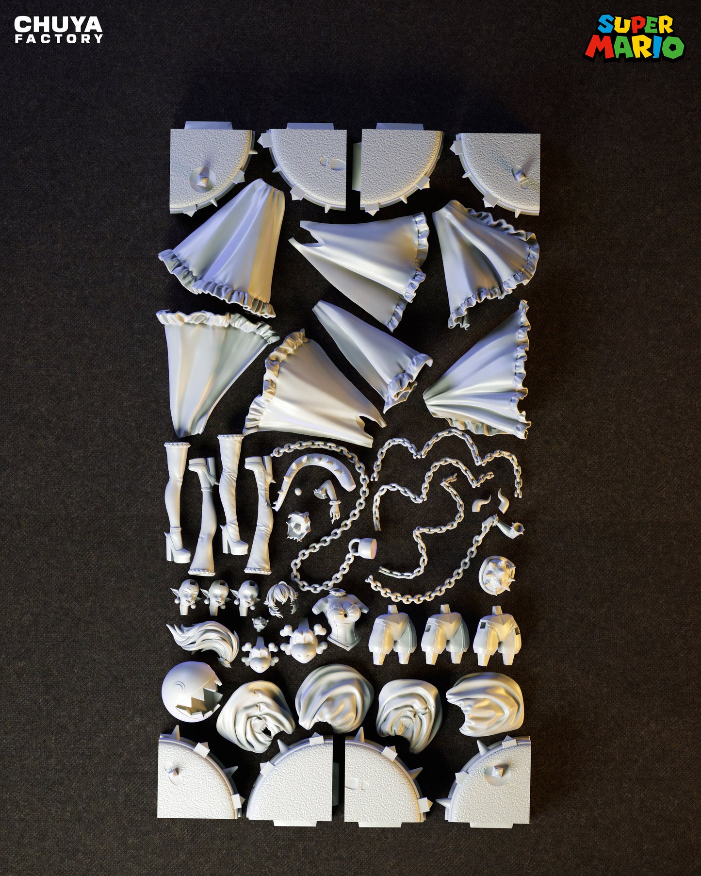 Bowsette - Fanmade | Painted Preorder / Unpainted Options