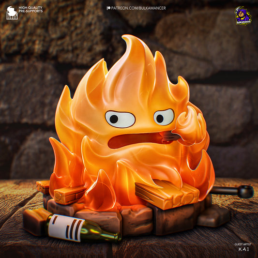 Calcifer - Howl's Moving Castle | Painted Preorder / Unpainted Options