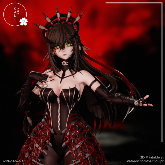 Layna Lazar - vTuber | Painted / Unpainted Options (Copy)