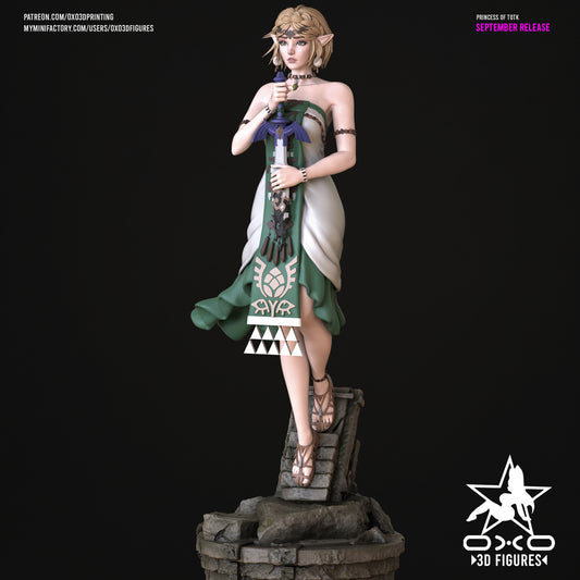 Princess Zelda - Tears of the Kingdom | Painted / Unpainted Options