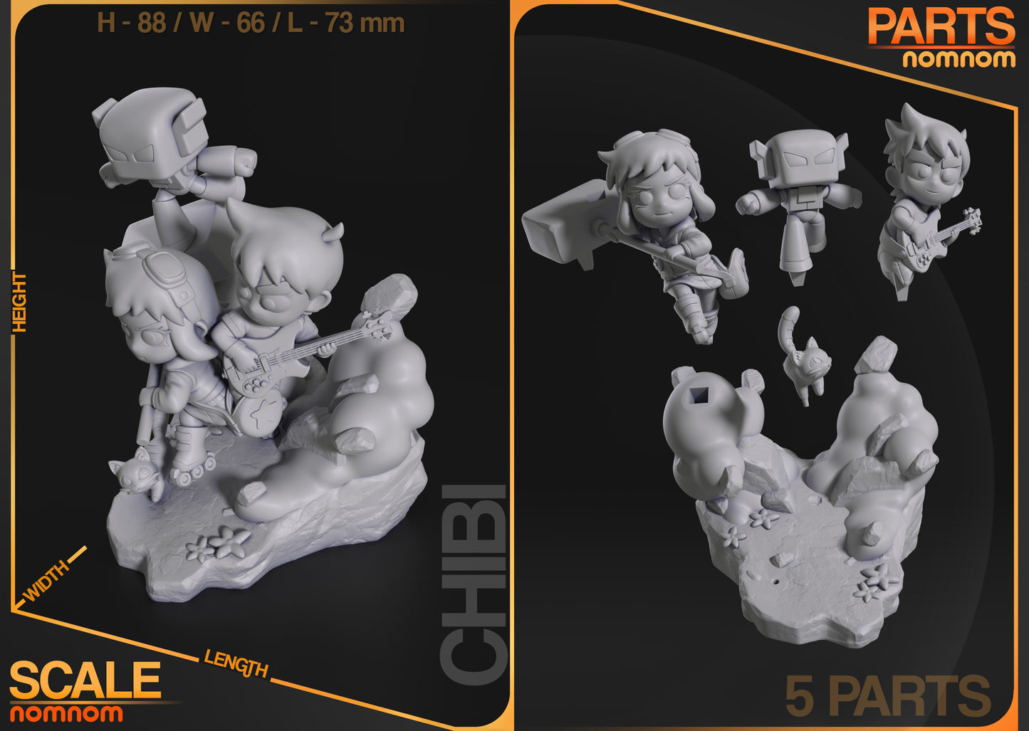 Chibi Ramona Flowers