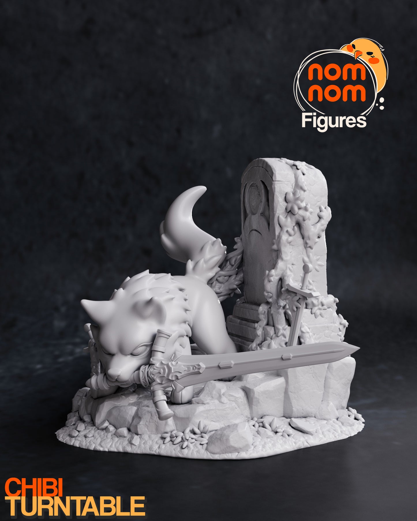 Chibi Great Grey Wolf Sif