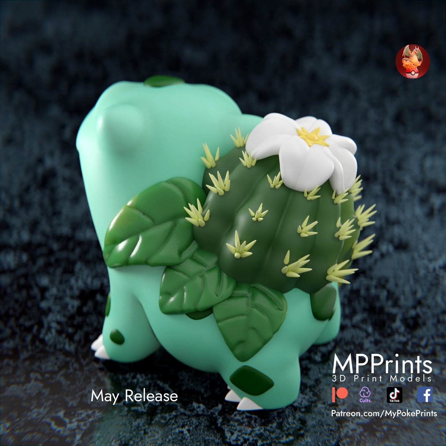 Flower Bulbasaurs Diorama