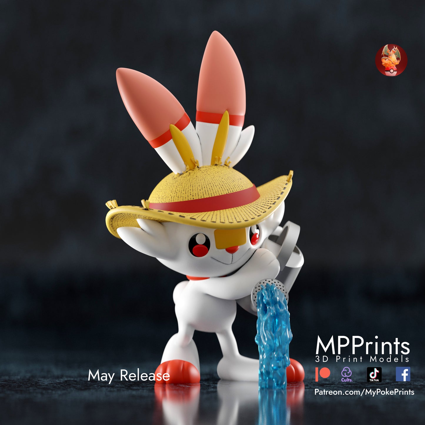 Spring Scorbunny Diorama