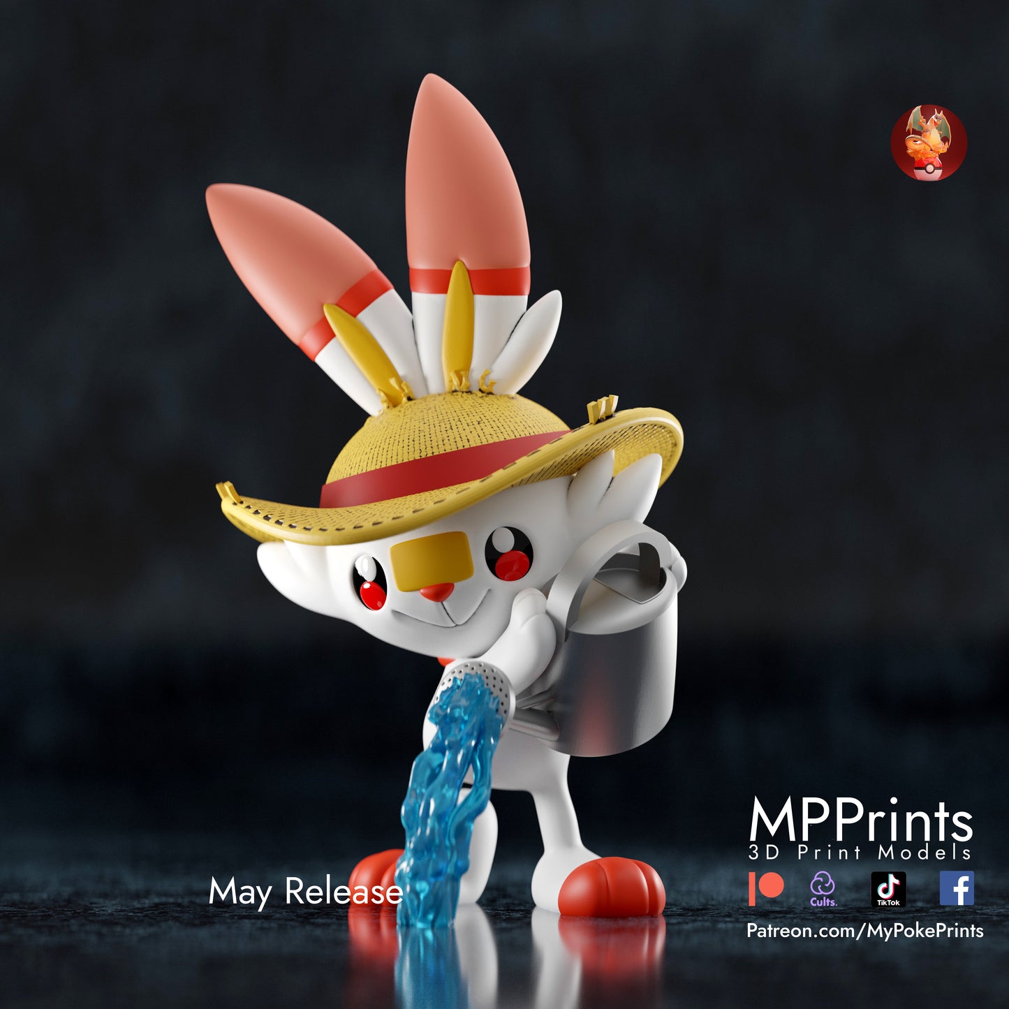 Spring Scorbunny Diorama