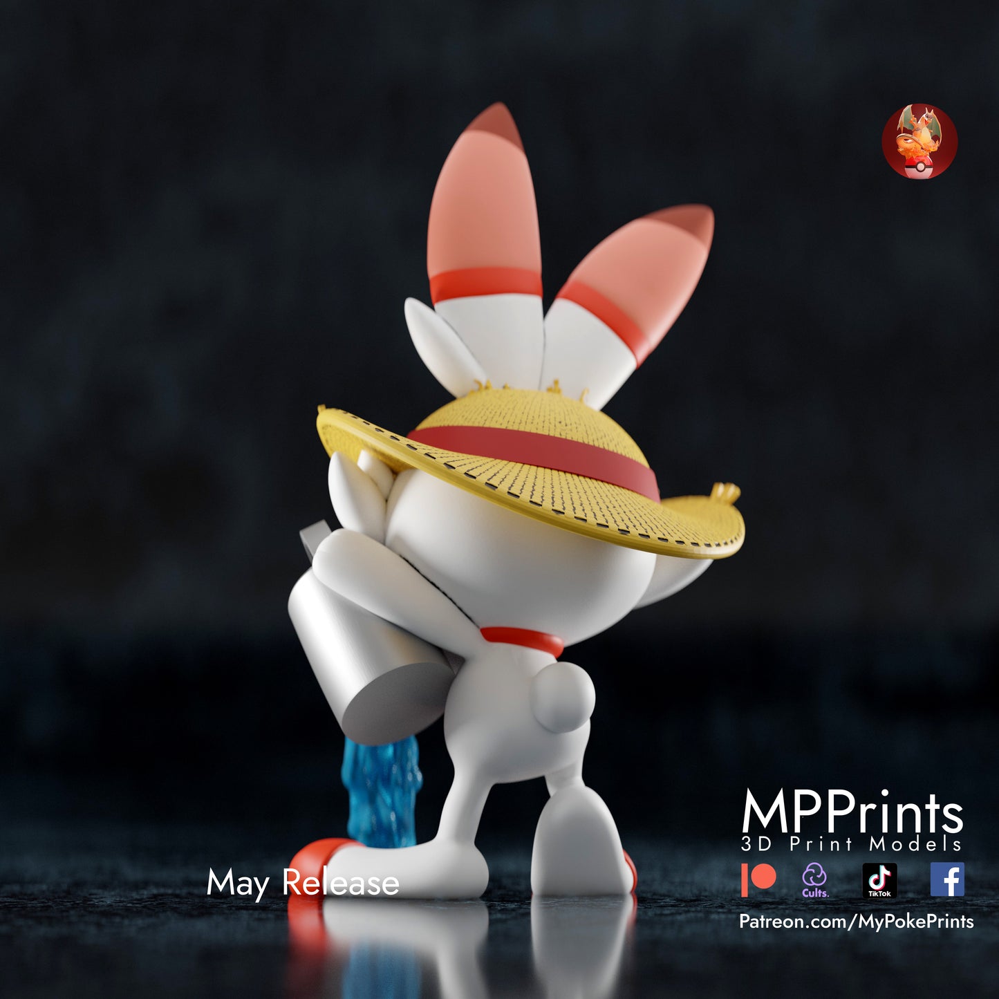 Spring Scorbunny Diorama