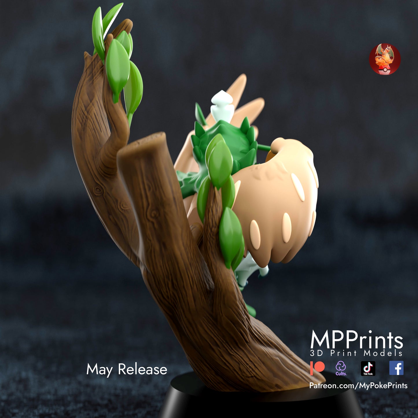 Spring Decidueye Diorama
