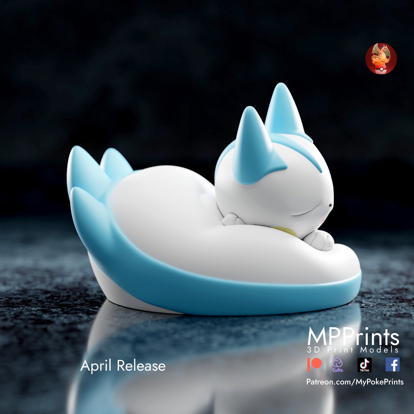 Sleeping Pachirisu Diorama