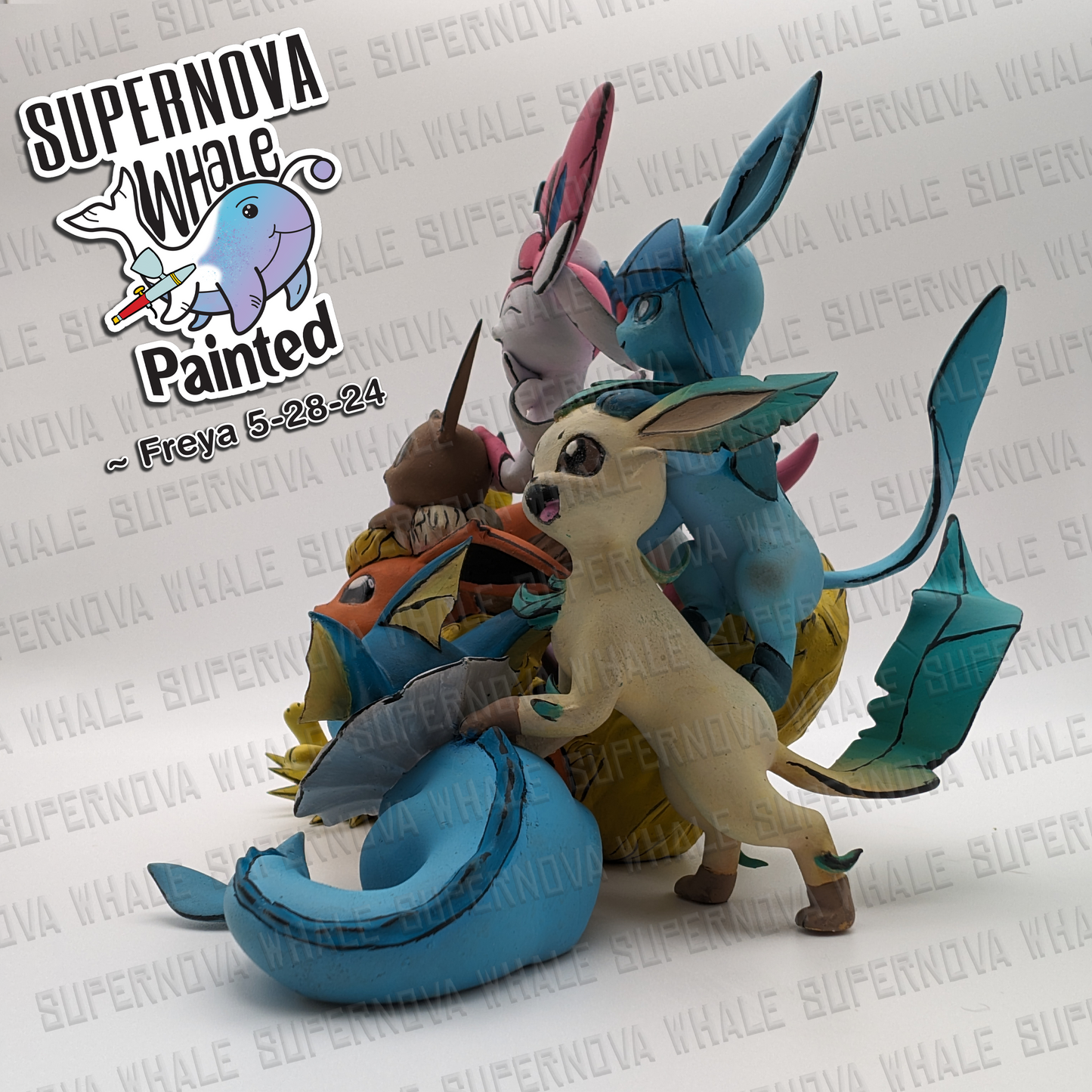 Eeveelution Family Diorama