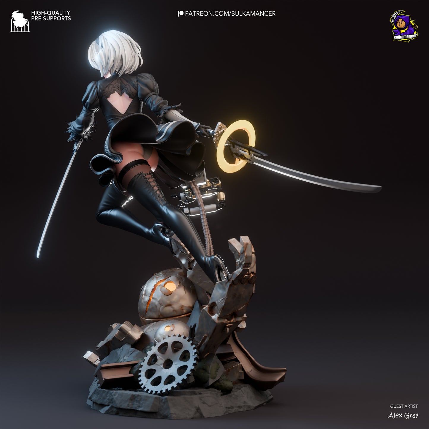 2B - NieR Automata | Painted Preorder / Unpainted Options