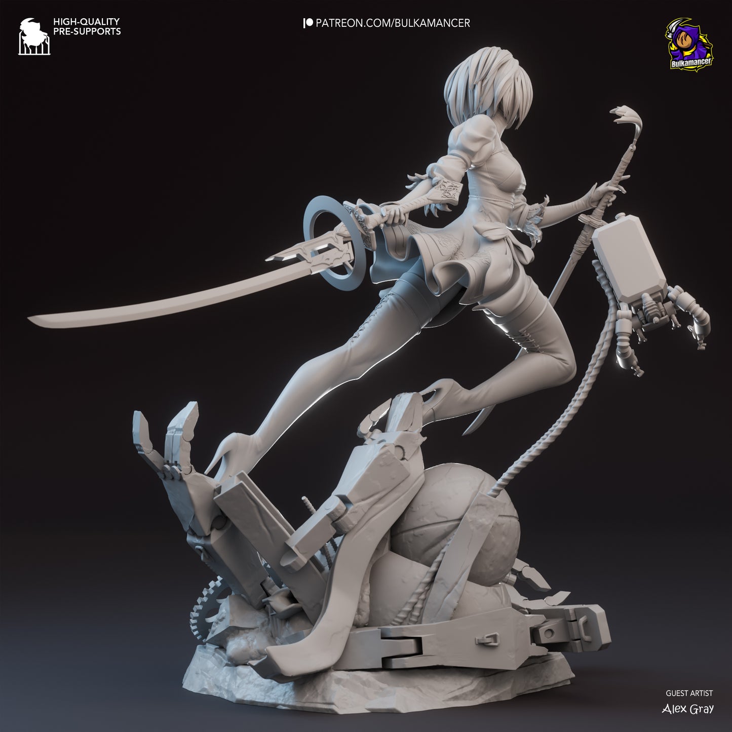 2B - NieR Automata | Painted Preorder / Unpainted Options