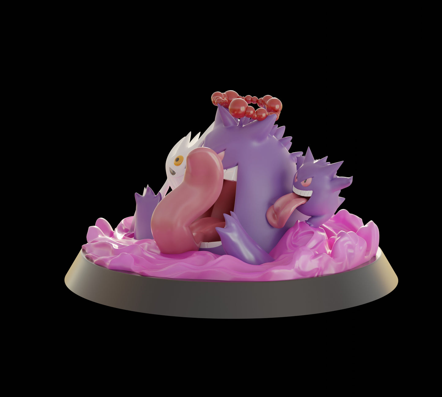 Gengar Evolutions Diorama
