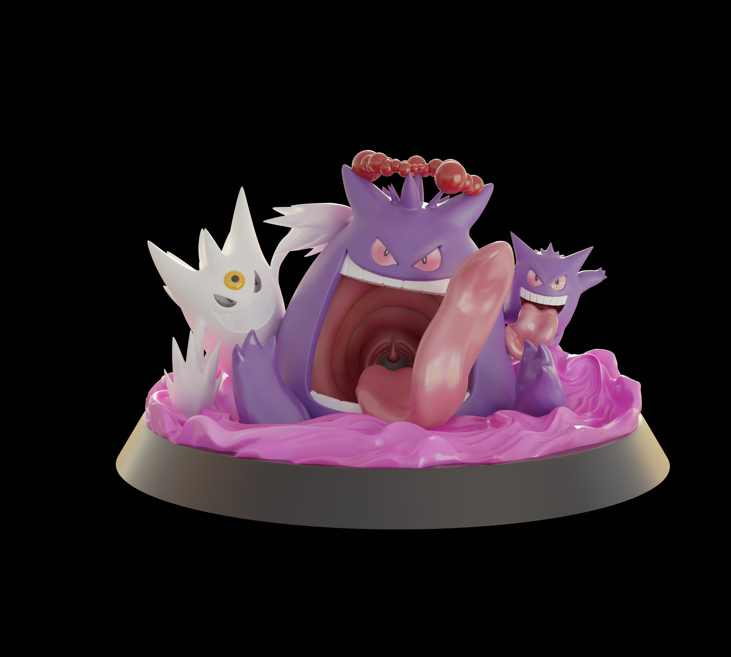 Gengar Evolutions Diorama