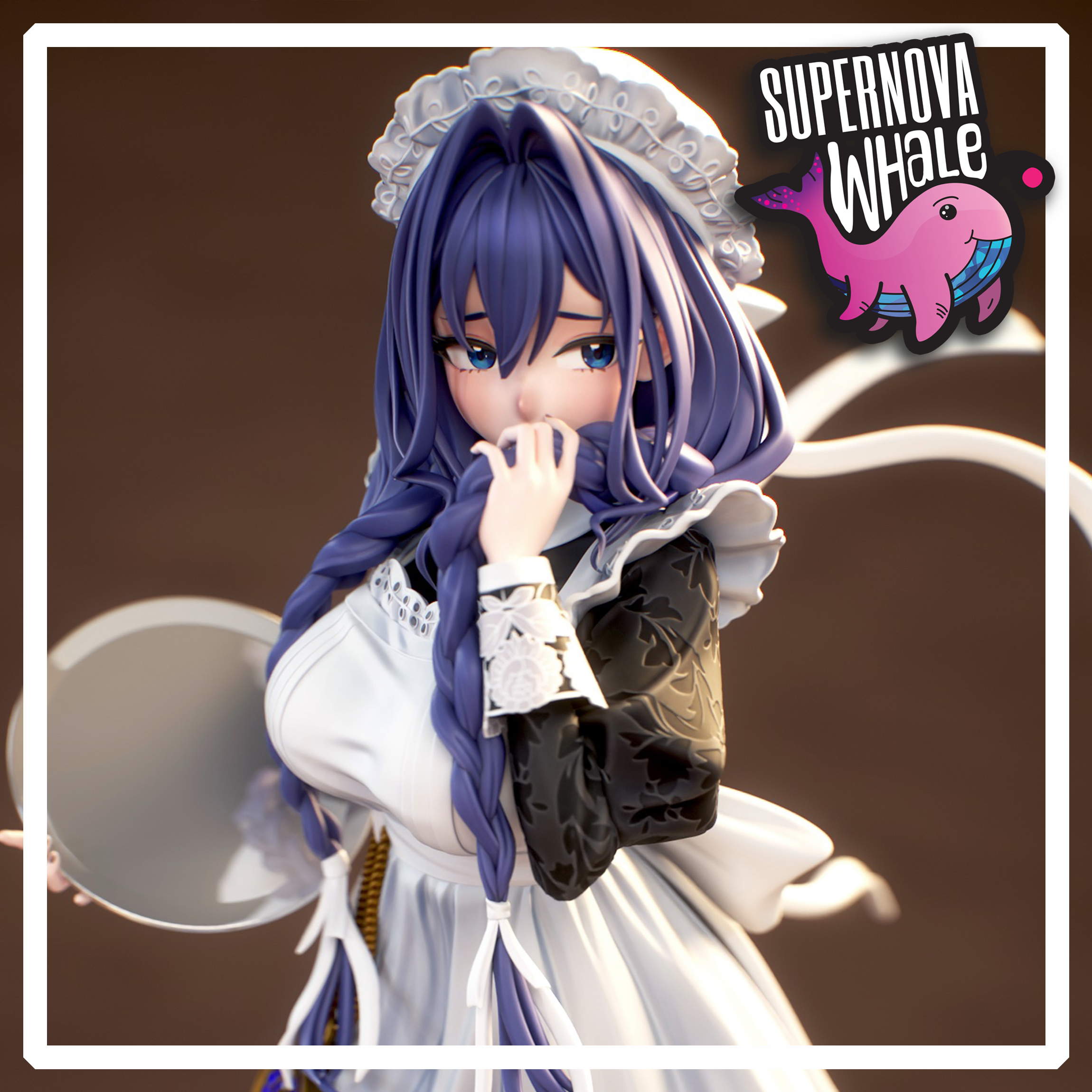 Ouro Kronii Hand Painted Figure | Hololive Collectible – Supernova