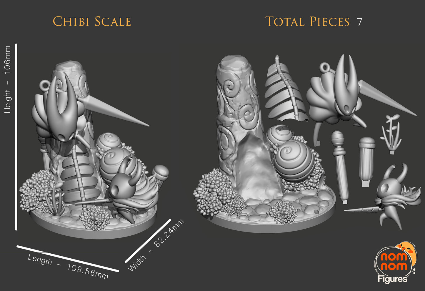Chibi Knight and Hornet