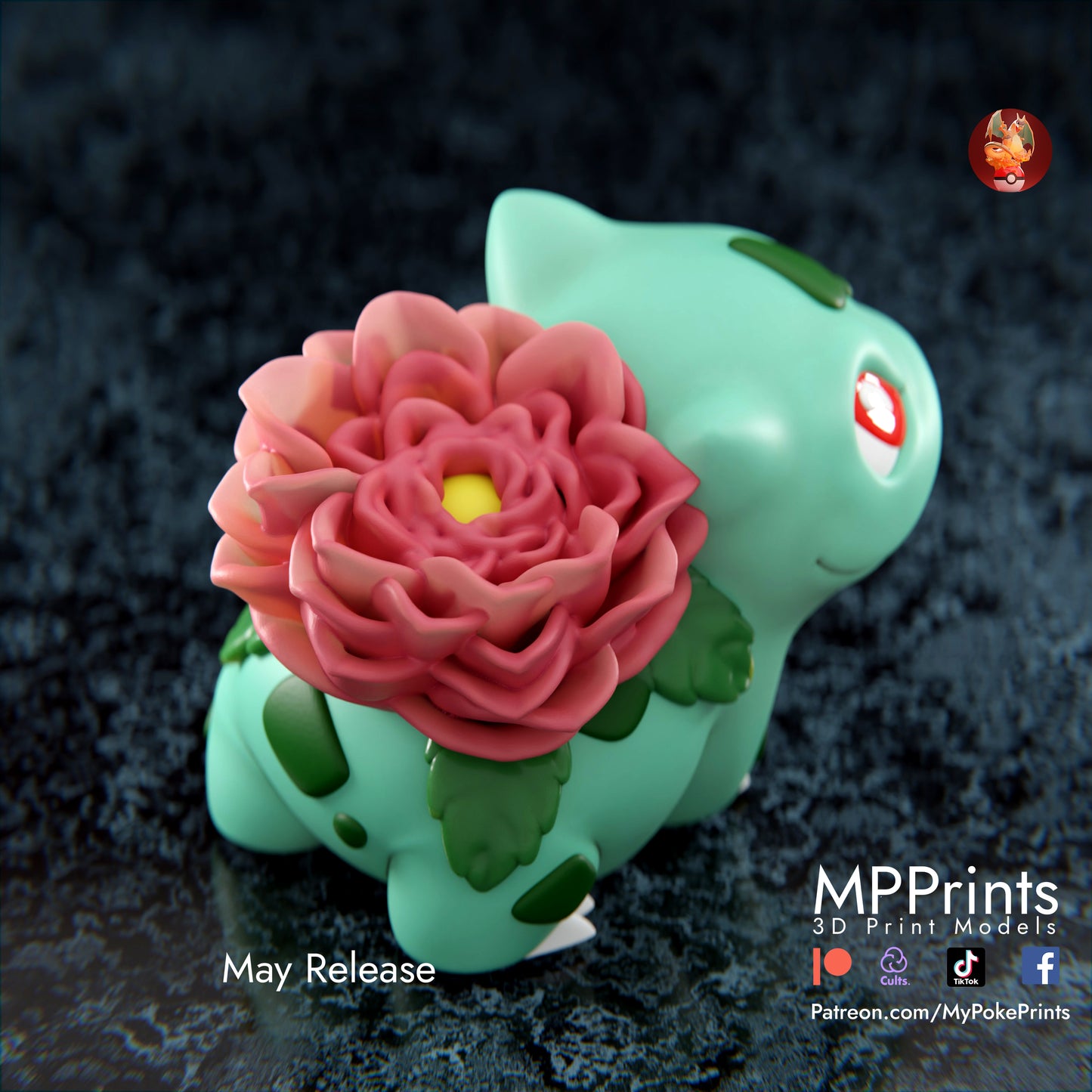 Flower Bulbasaurs Diorama