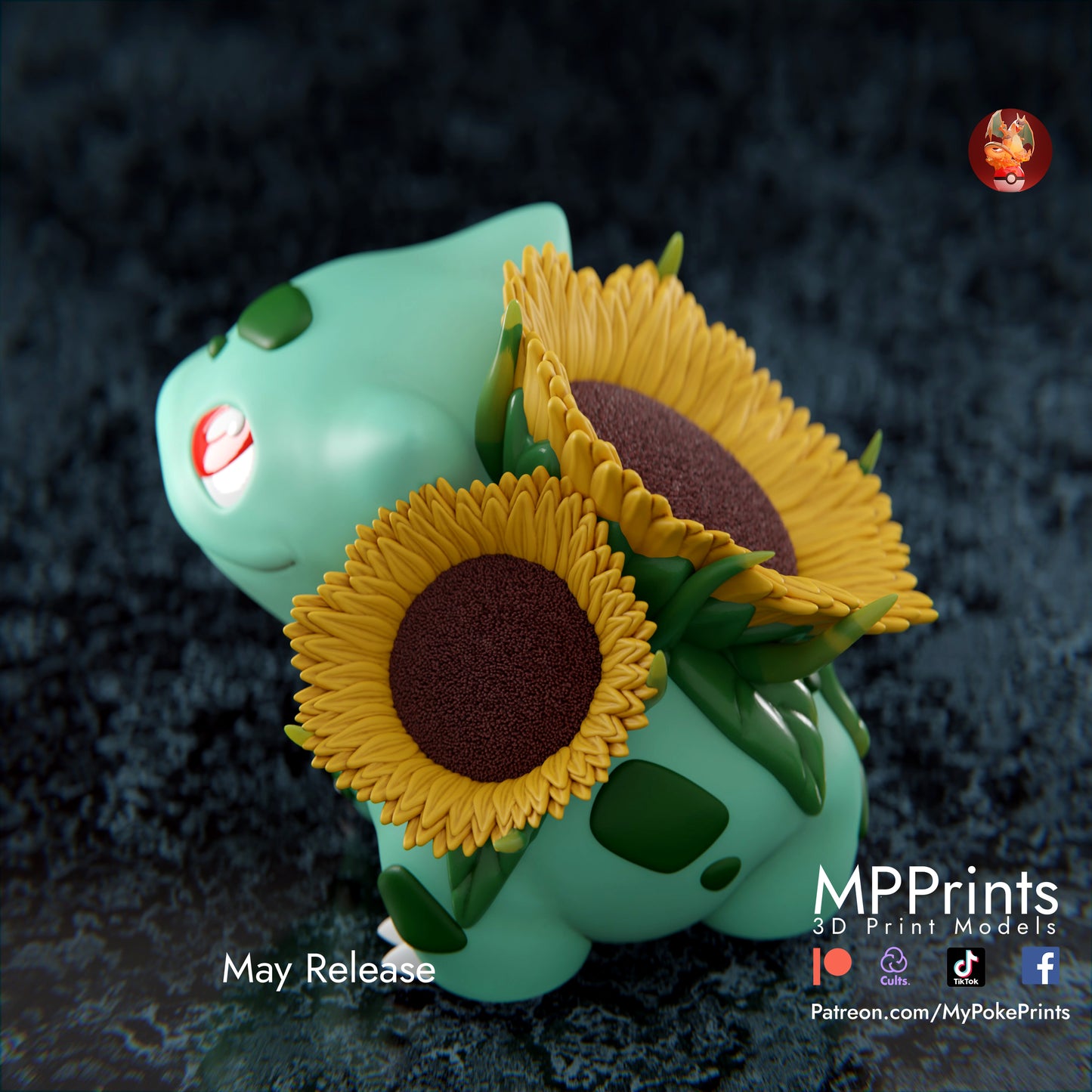Flower Bulbasaurs Diorama