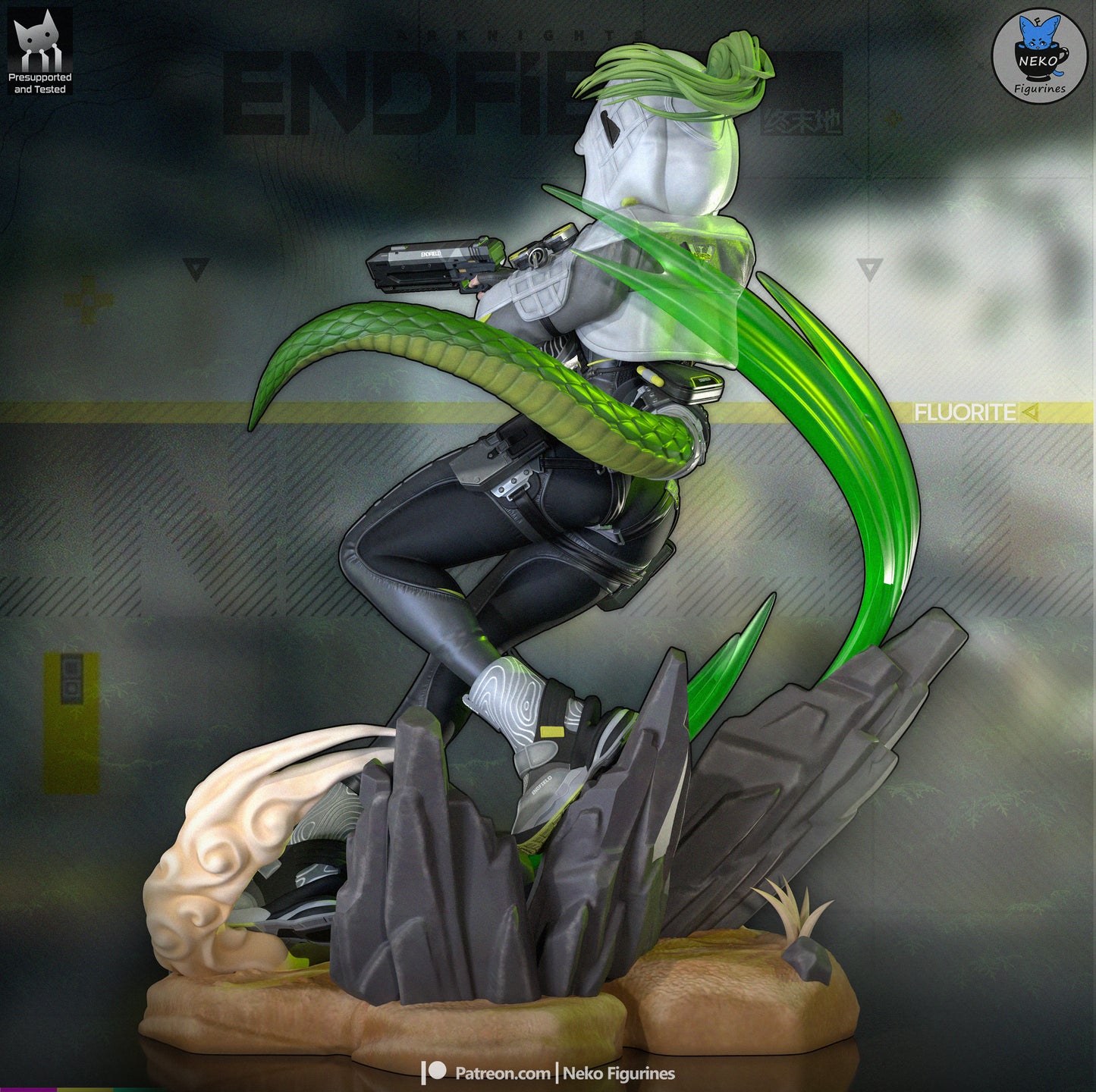 Fluorite - Arknights Enfield | Painted / Unpainted Options