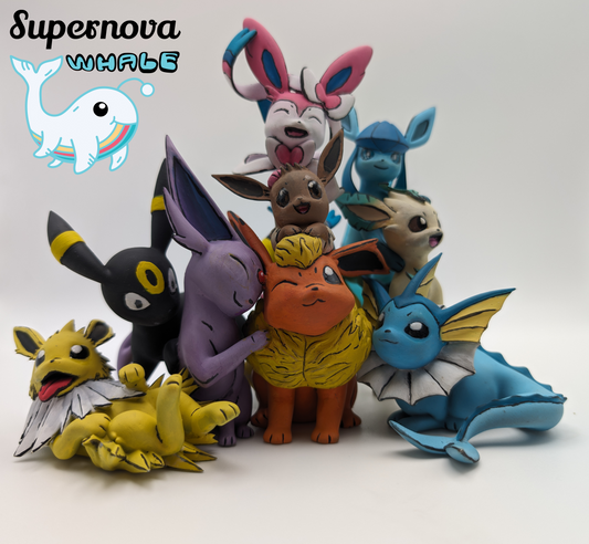 Eeveelution Family Diorama