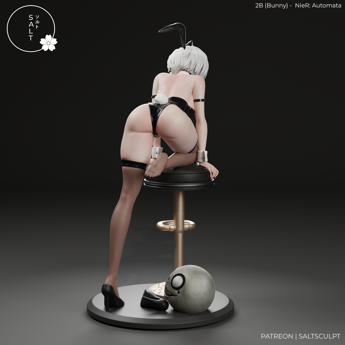 2B Bunny - Nier Automata | Painted / Unpainted Options