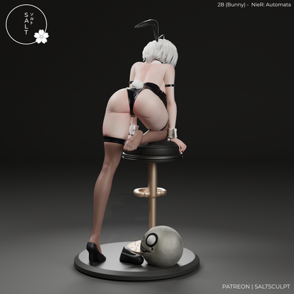 2B Bunny - Nier Automata | Painted / Unpainted Options