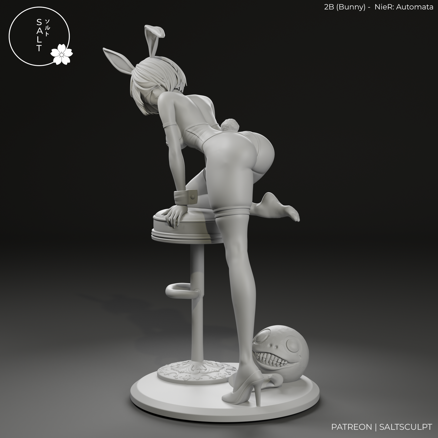 2B Bunny - Nier Automata | Painted / Unpainted Options