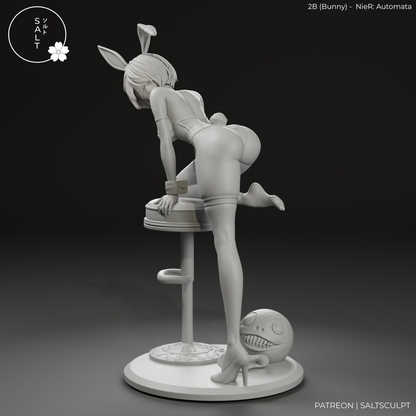2B Bunny - Nier Automata | Painted / Unpainted Options