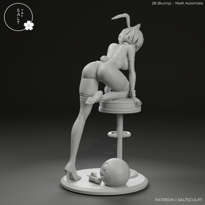 2B Bunny - Nier Automata | Painted / Unpainted Options