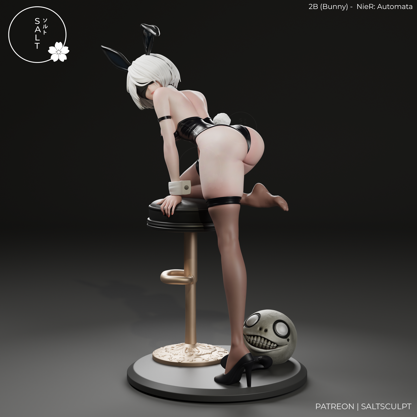 2B Bunny - Nier Automata | Painted / Unpainted Options