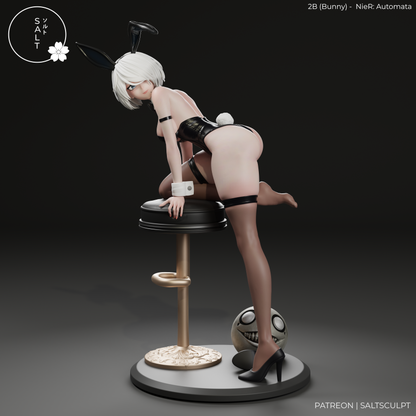 2B Bunny - Nier Automata | Painted / Unpainted Options