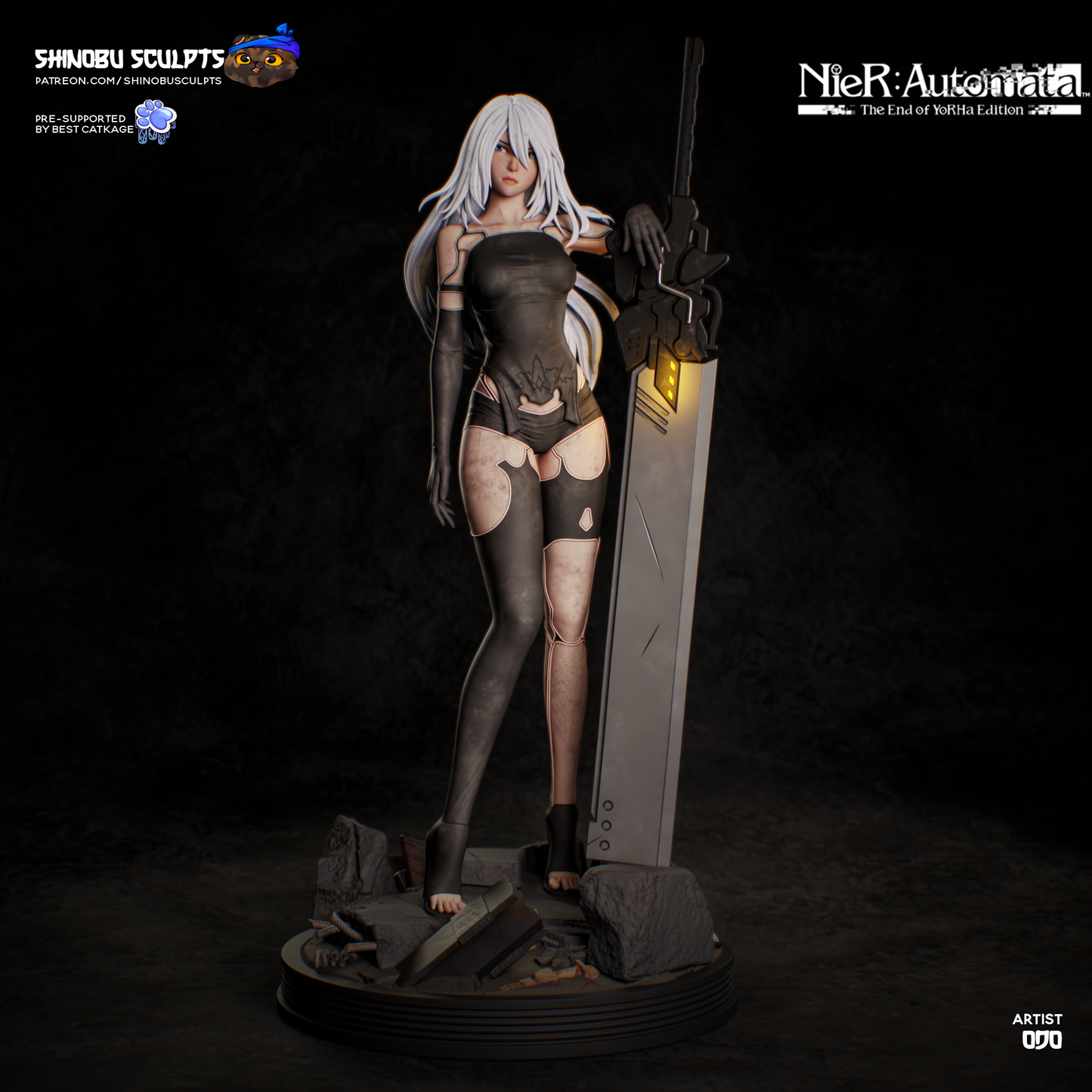 A2 - NieR Automata | Painted Preorder / Unpainted Options