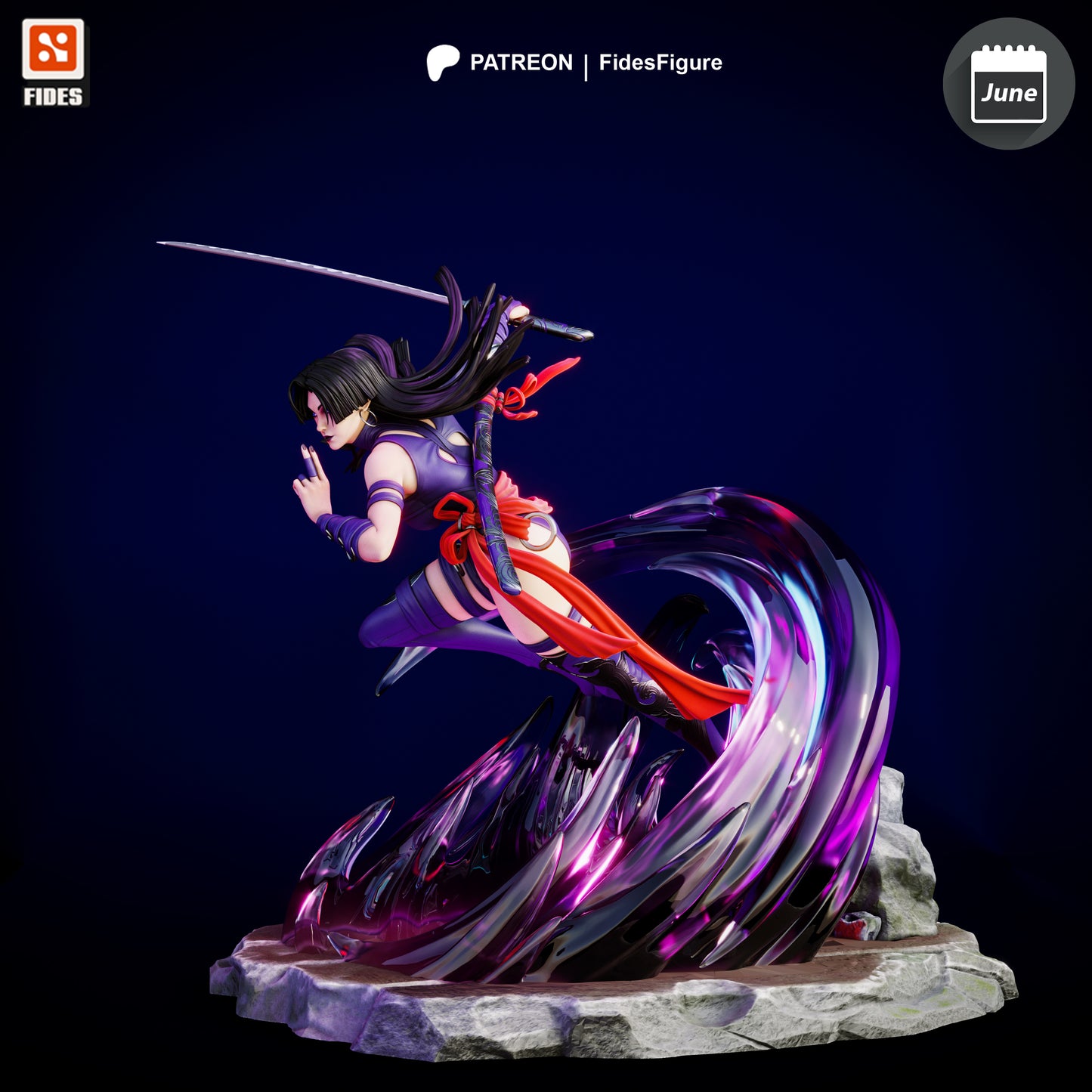 Psylocke - Marvel | Painted / Unpainted Options
