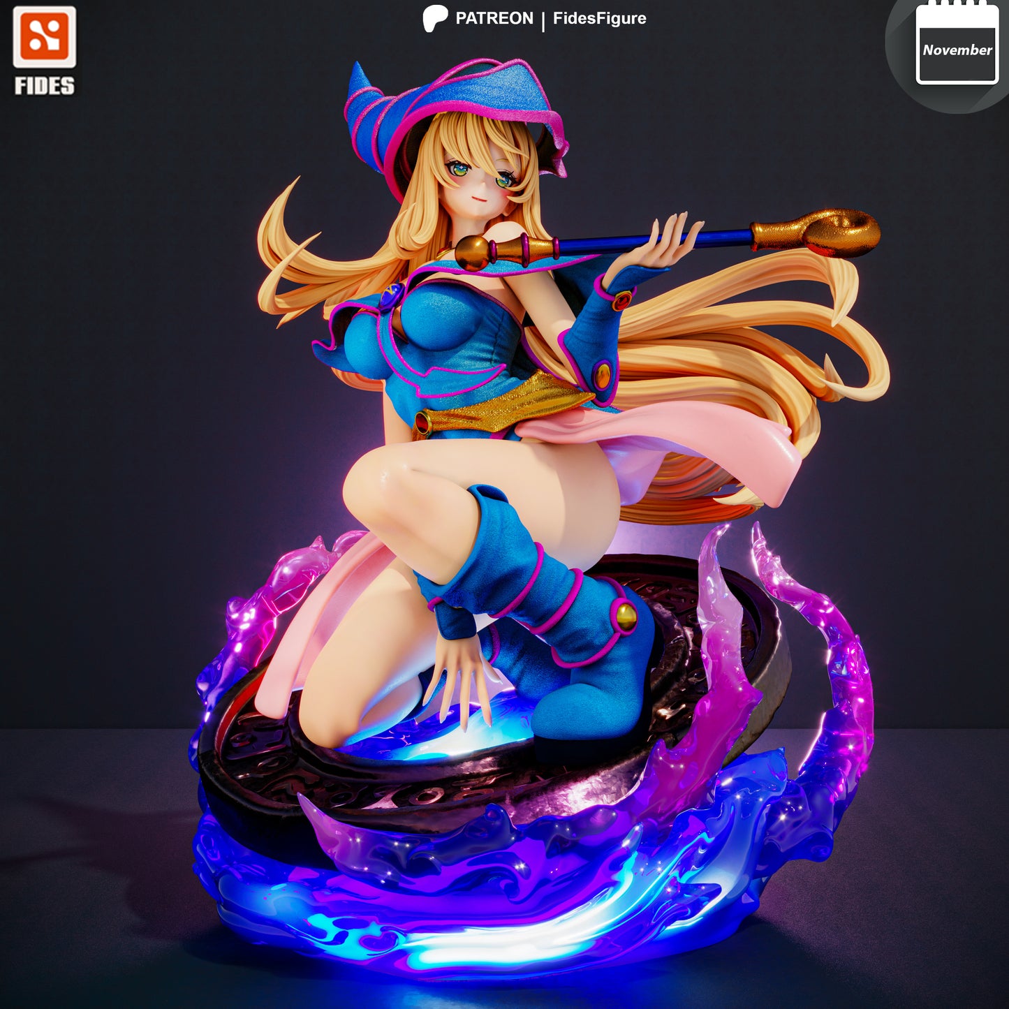 Dark Magician Girl - Yu-Gi-Oh! | Painted / Unpainted Options