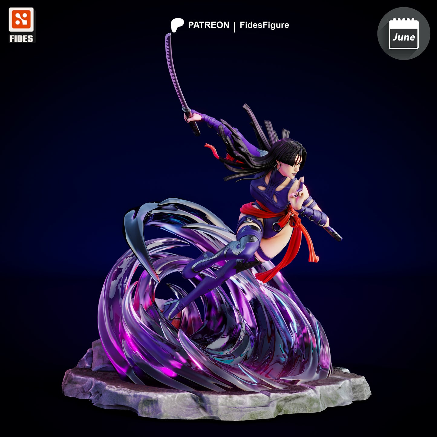 Psylocke - Marvel | Painted / Unpainted Options