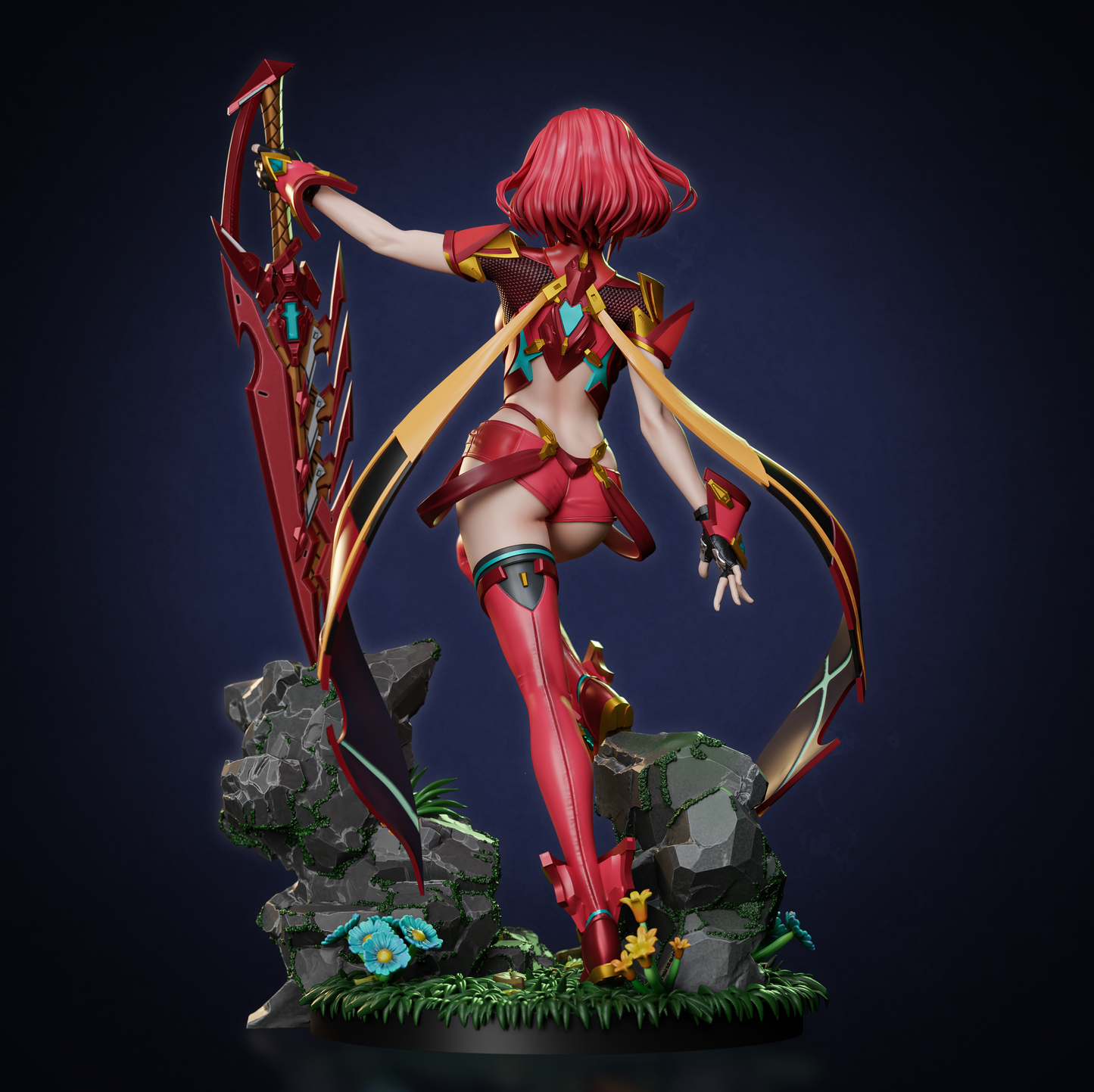 Pyra - Xenoblade Chronicles 2 | Painted / Unpainted Options