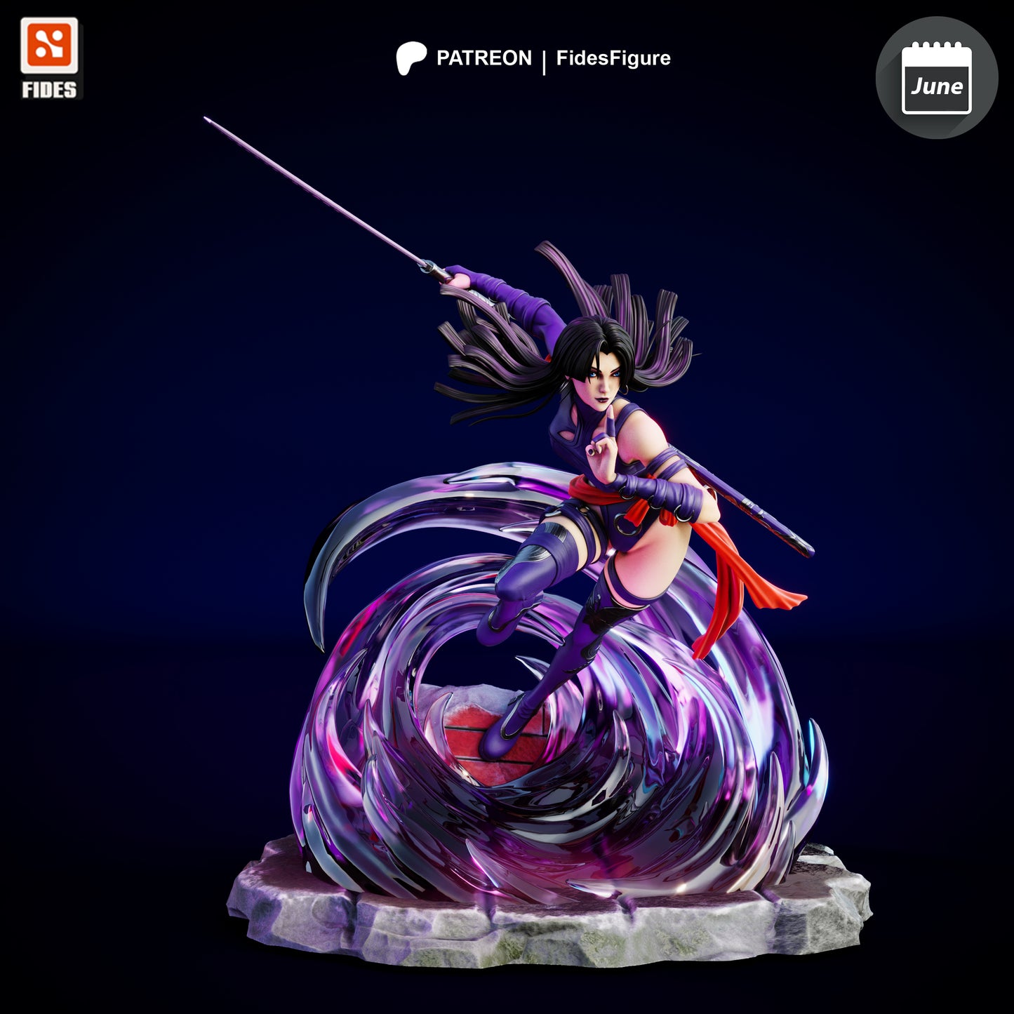 Psylocke - Marvel | Painted / Unpainted Options