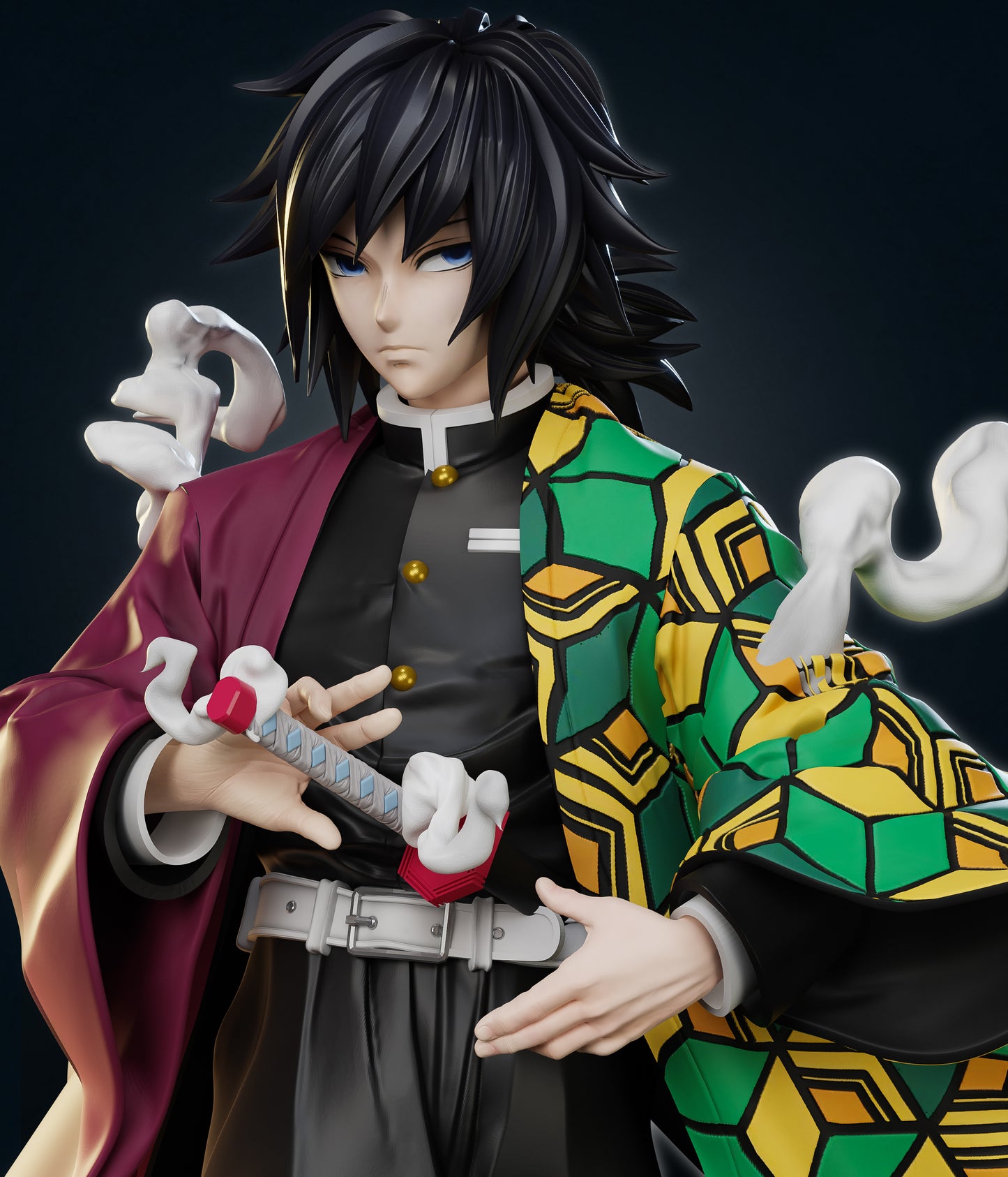 Tomioka Giyu - Demon Slayer | Painted / Unpainted Options