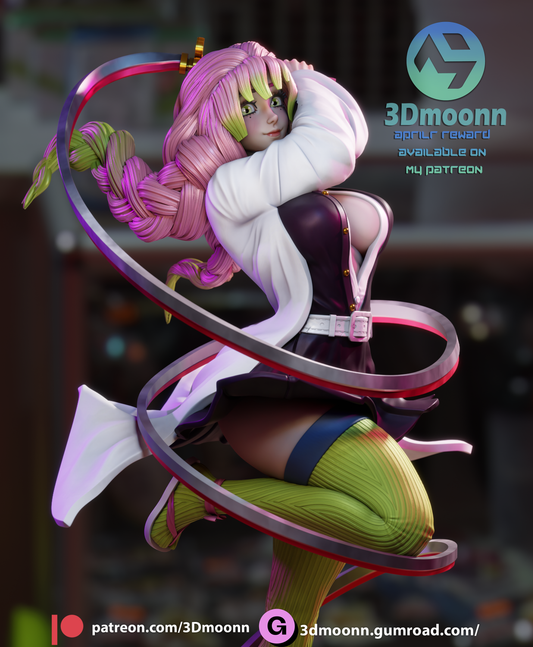 Mitsuri -  Kimetsu no Yaiba | Painted / Unpainted Options