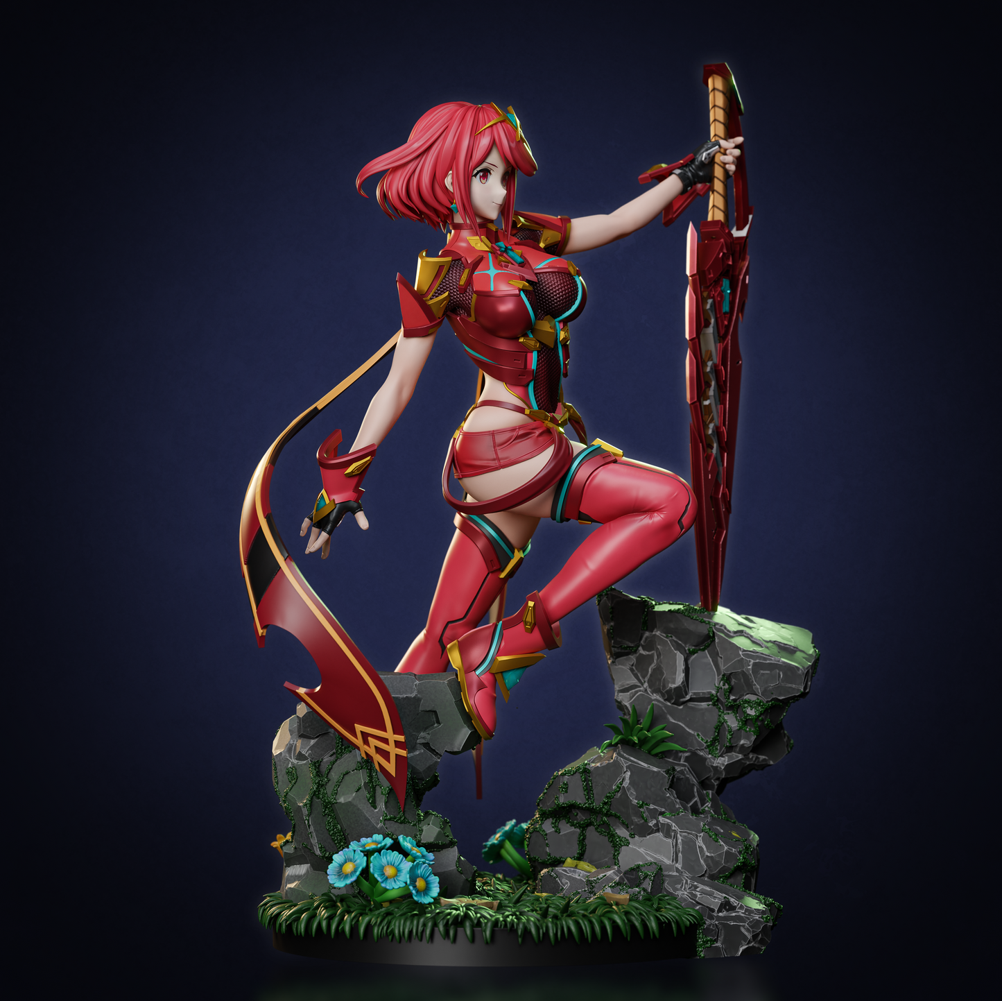 Pyra - Xenoblade Chronicles 2 | Painted / Unpainted Options