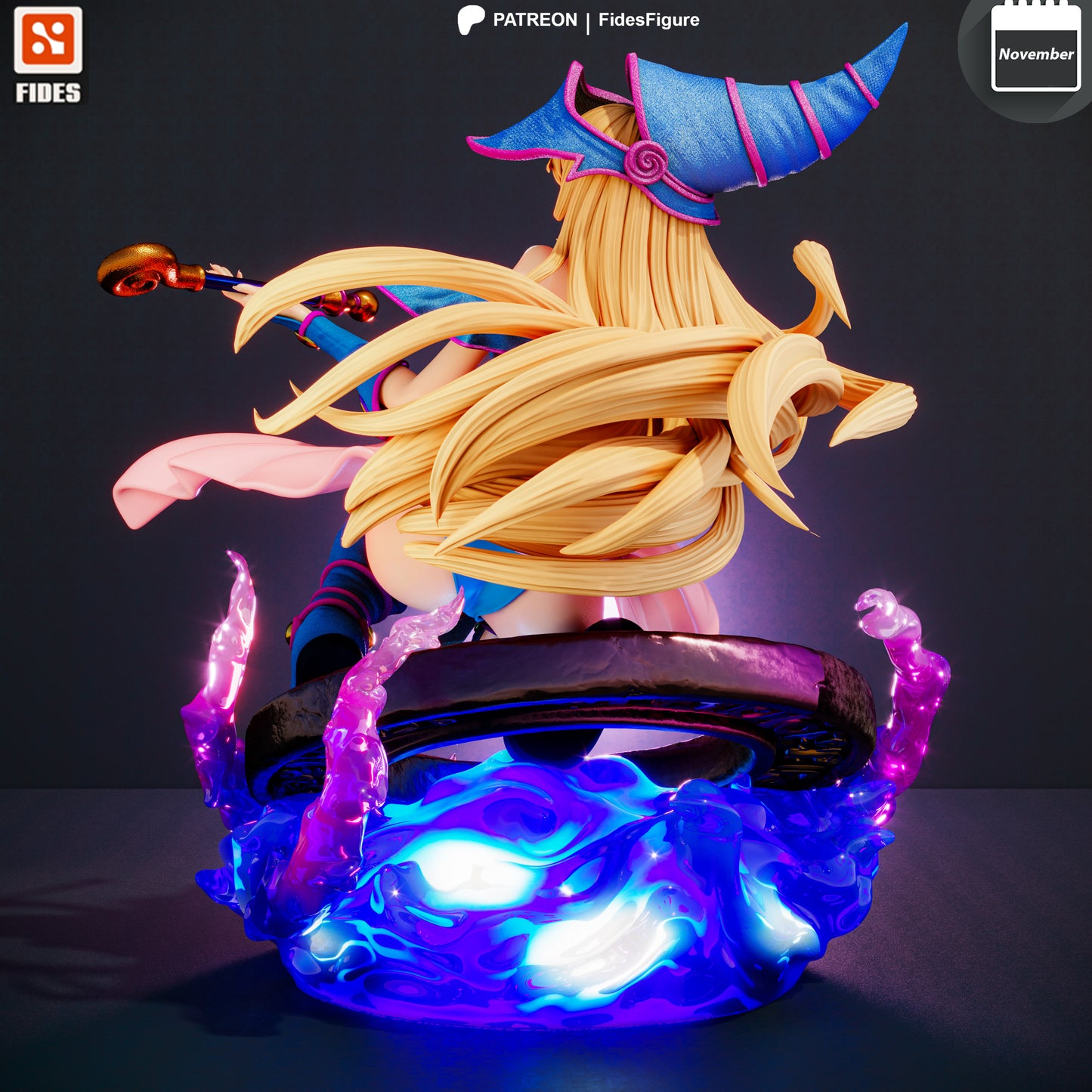 Dark Magician Girl - Yu-Gi-Oh! | Painted / Unpainted Options