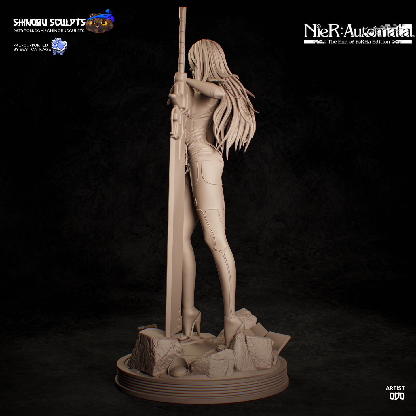 A2 - NieR Automata | Painted Preorder / Unpainted Options
