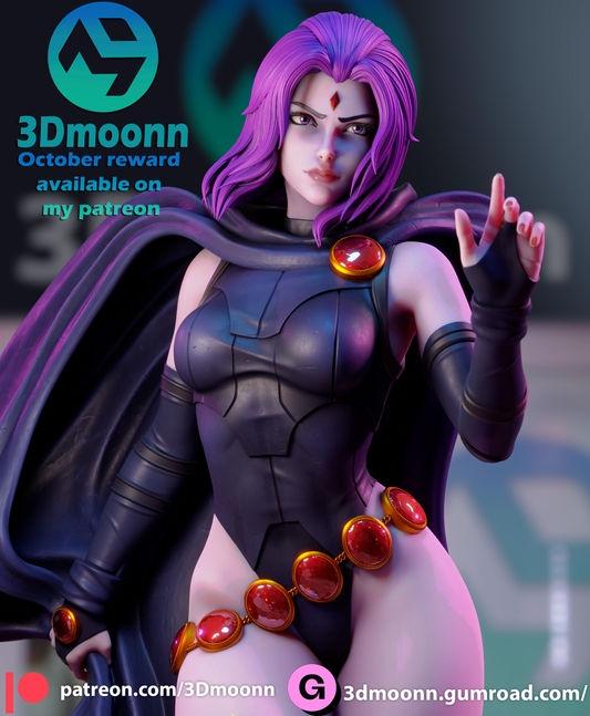 Raven - DC | Painted / Unpainted Options