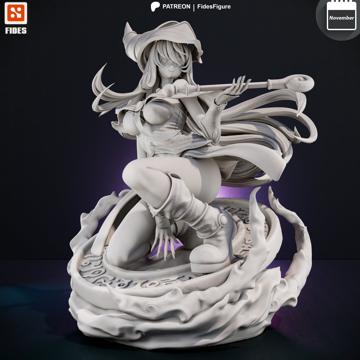 Dark Magician Girl - Yu-Gi-Oh! | Painted / Unpainted Options