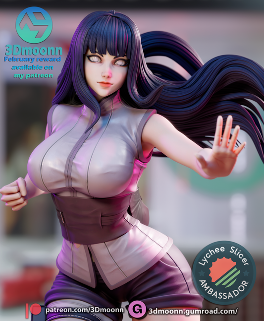 Hinata Hyuga - Naruto | Painted / Unpainted Options