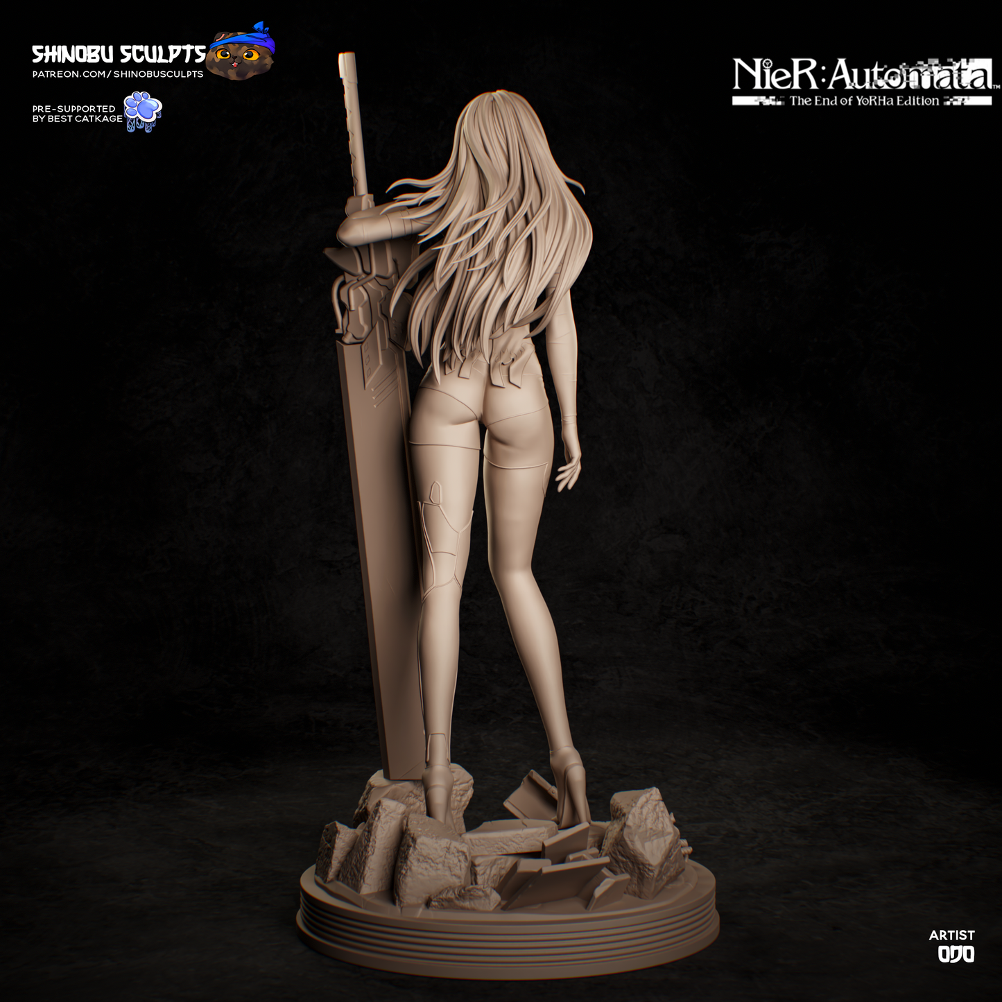 A2 - NieR Automata | Painted Preorder / Unpainted Options