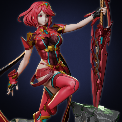 Pyra - Xenoblade Chronicles 2 | Painted / Unpainted Options