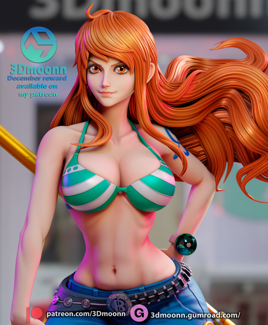 Nami - One Piece | Painted / Unpainted Options