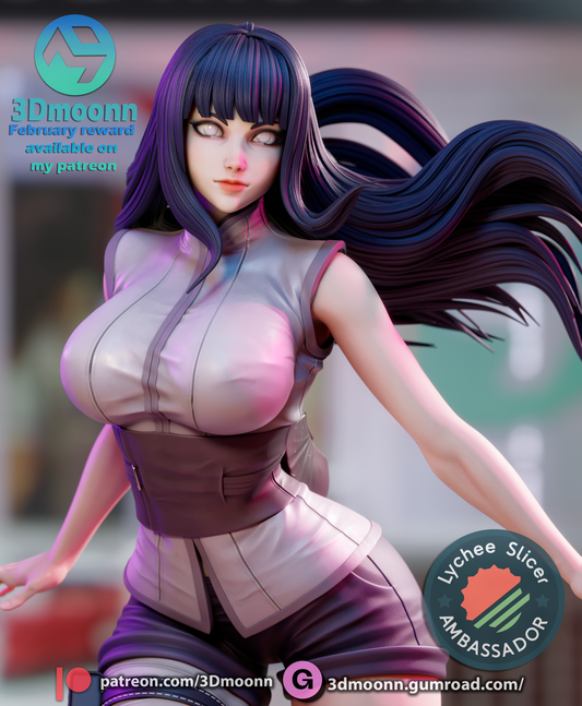 Hinata Hyuga - Naruto | Painted / Unpainted Options